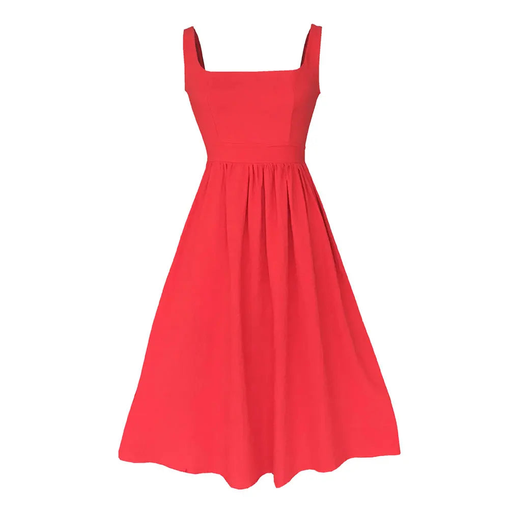 Eva - Weißes Casual-Sommerkleid