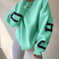 Clarissa | Lässiges Sweatshirt mit Buchstabenmuster