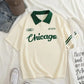 JOSEF - Herren Polo-Shirt mit lockerem Schnitt und Chicago-Druck
