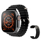 Ultra Smartwatch Series 8 - für Iphone & Android - 2 Armbänder inklusive