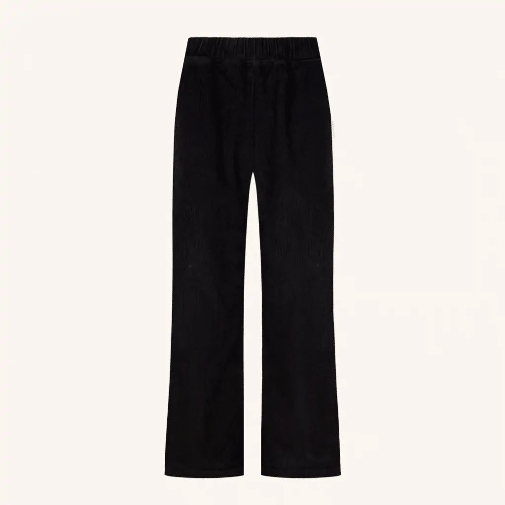 CORDHOSE LINA | SCHWARZ UND GRÜN AUS 100% BIO-BAUMWOLLE