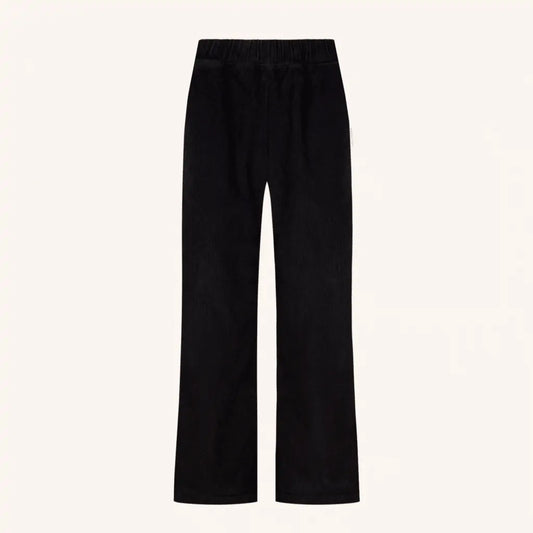CORDHOSE LINA | SCHWARZ UND GRÜN AUS 100% BIO-BAUMWOLLE