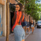 Shorts - THE PEACHY (Hellblau)
