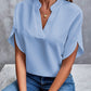 Elegantes V-Ausschnitt-Damen-Top - Hailey