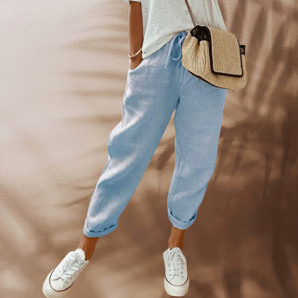 Bibi - lässige und stylische leinen hose