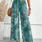 Grün-Bunte Paisley Hosen - Mia