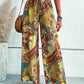 Grün-Bunte Paisley Hosen - Mia