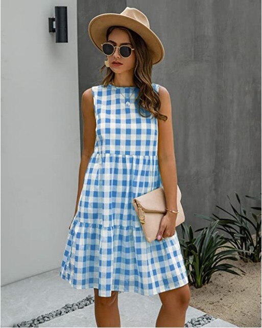 Julia | Kleid mit Rüschen in der Mitte