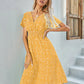 HAZEL - Kurzärmeliges Kleid in A-Linie