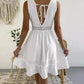 Amelie - Weißes Spitzen-Sommerkleid