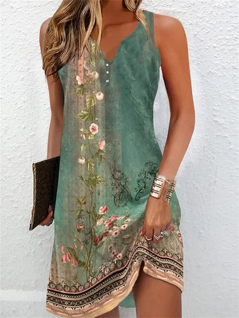 Nadia - Schwarzes Halterneck Sommerkleid