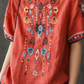 Elisa | Bestickte, lockere Ethno-Bluse