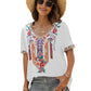 Elsa | Bestickte mexikanische Slim Fit Bluse