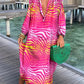 Helena - Elegantes lockeres langärmeliges Kleid