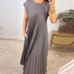 FERN | Ärmelloses Faltenkleid