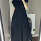 FERN | Ärmelloses Faltenkleid