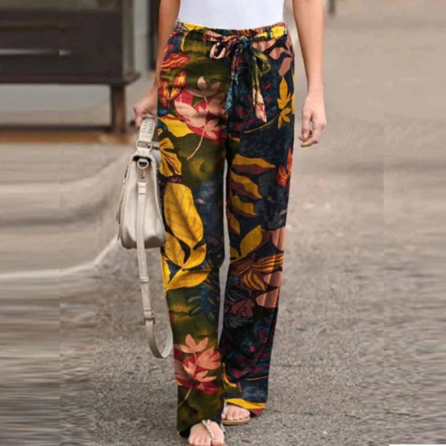 NORA - Vintage Print-Hose