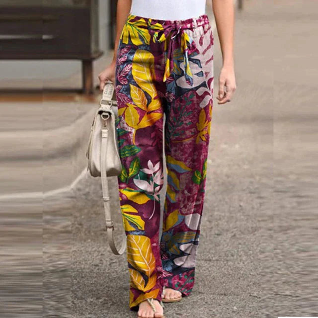 NORA - Vintage Print-Hose