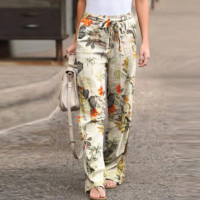 NORA - Vintage Print-Hose