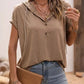 Sophie - Grünes Button-Down T-Shirt
