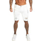 Schlanke Herren-Denim-Shorts