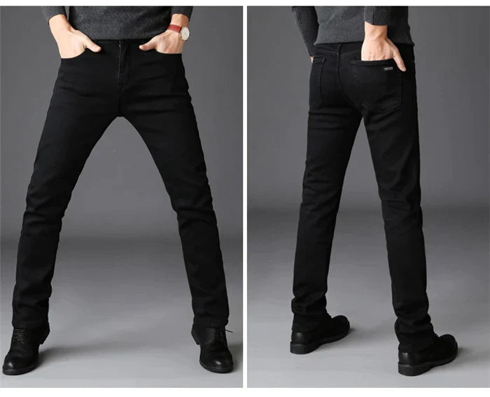 Henry - Klassische Schwarze Jeans