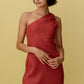 Mia - Weißes One-Shoulder-Kleid