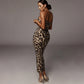 Leopardenmuster-Minikleid - Ayleen