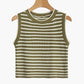 Nina - Schwarz-Weiß Gestreiftes Tanktop
