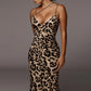 Leopardenmuster-Minikleid - Ayleen
