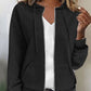 Freizeitjacke mit einfarbigen Taschen