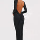 Nikki - Maxikleid mit tiefem Ausschnitt