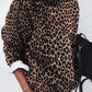 FallStil® - Wild Leopard Rundhalsausschnitt Top