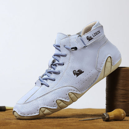 Ian - Handgemacht Ultra bequeme und rutschfeste Barfußschuhe aus Echtleder (Unisex)