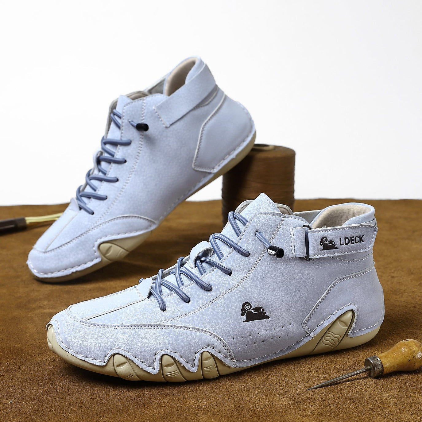 Ian - Handgemacht Ultra bequeme und rutschfeste Barfußschuhe aus Echtleder (Unisex)