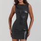 Leder-Minikleid - Emmy