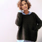 PureWear® - Klassischer einfarbiger Pullover mit Rundhalsausschnitt