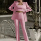 JAMALIA - Stilvolles 3-teiliges Set (Blazer, Oberteil, Hose)