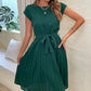 Sophia - elegantes sommerkleid mit taillenband & fließender a-linie