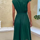 Elegantes Sommerkleid mit Taillenband & fließender A-Linie