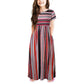 Lina - Gestreiftes Sommerkleid für Mädchen