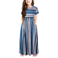 Lina - Gestreiftes Sommerkleid für Mädchen