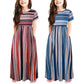 Lina - Gestreiftes Sommerkleid für Mädchen