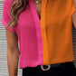 Laura - Cremefarbenes V-Ausschnitt-Top