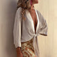 MARIE - Bluse mit geknöpftem Detail