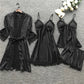 BRITT - Elegantes Satin-Pyjama-Set