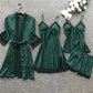 BRITT - Elegantes Satin-Pyjama-Set