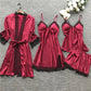 BRITT - Elegantes Satin-Pyjama-Set