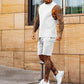 Schwarzes Athletik-Tanktop und Shorts Set für Herren – Modern und Funktional