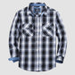 Elijah – lässiger karierter button-down